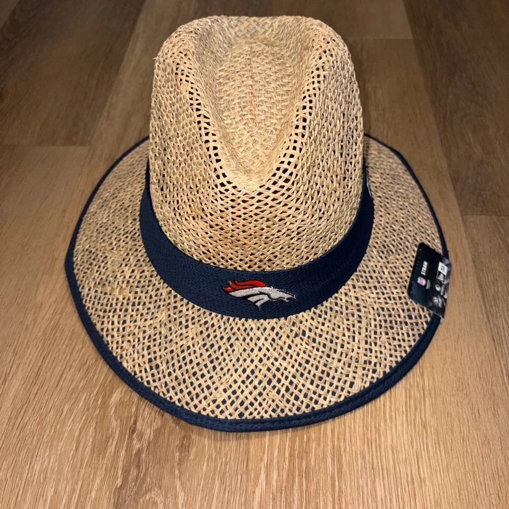 New Era Cap Denver Broncos NFL Training Straw Hat One Size New